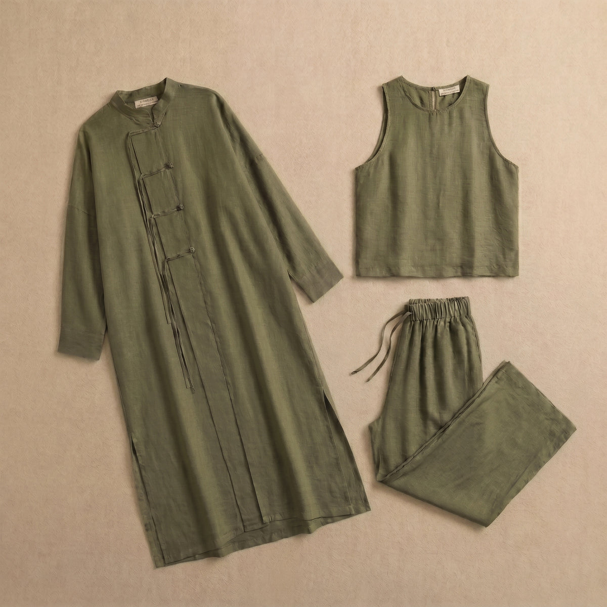Layan Set Green _3 Piece