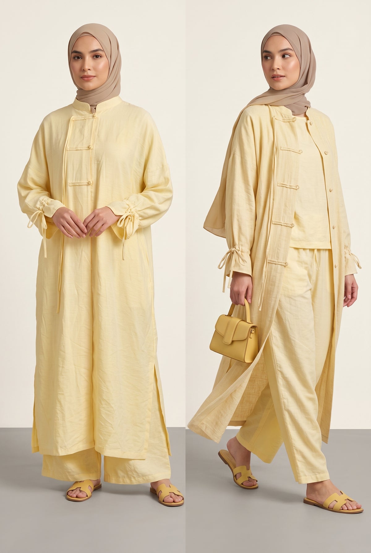 Yellow White Set _ 3 pieces