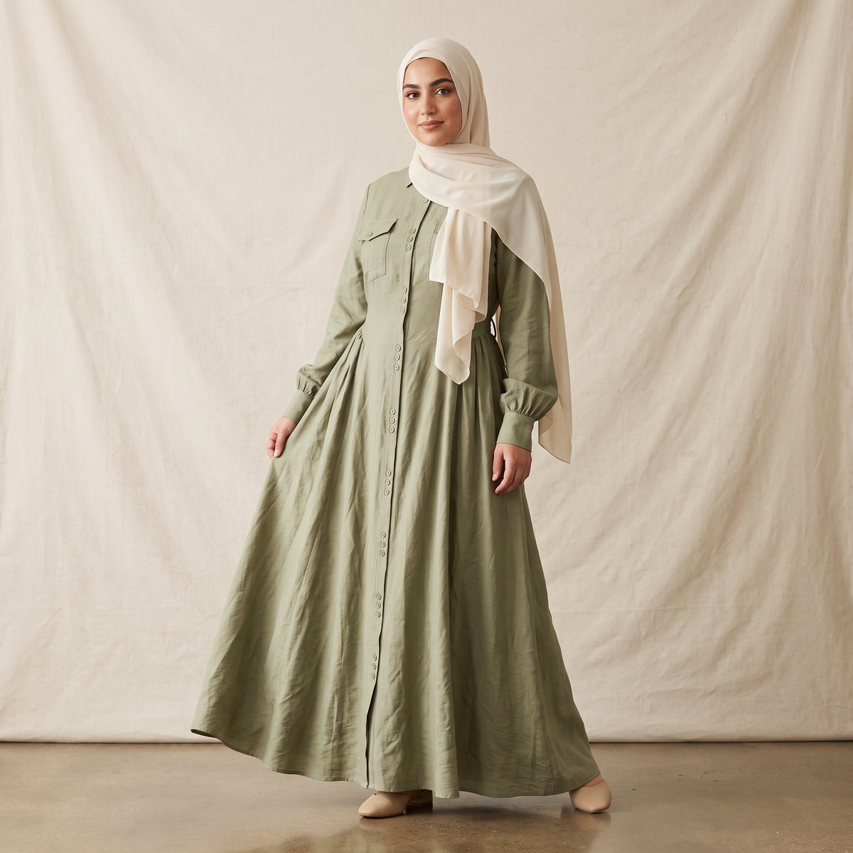 Grace Dress Green